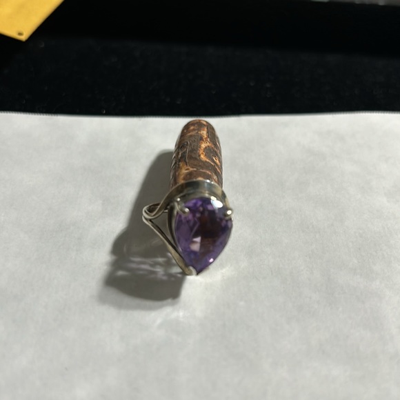 Amethyst in sterling silver - Picture 2 of 5